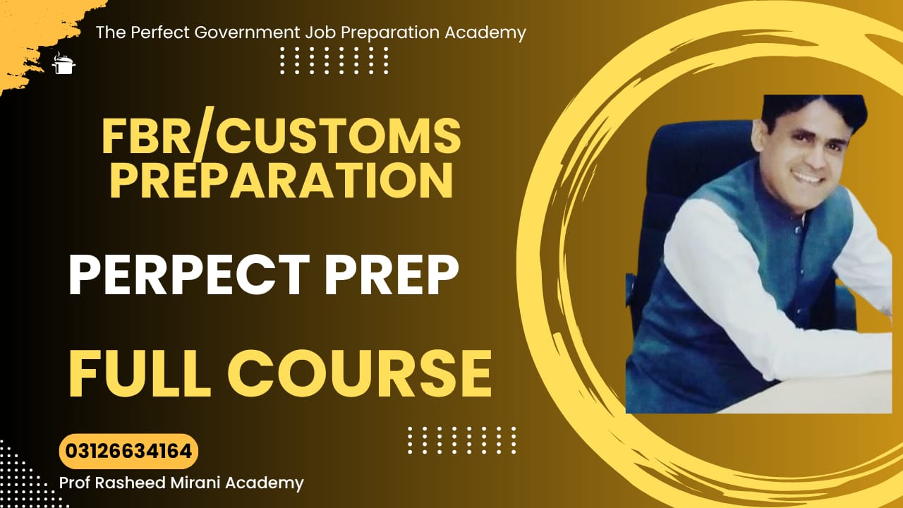FBR & Customs — full job preparation course